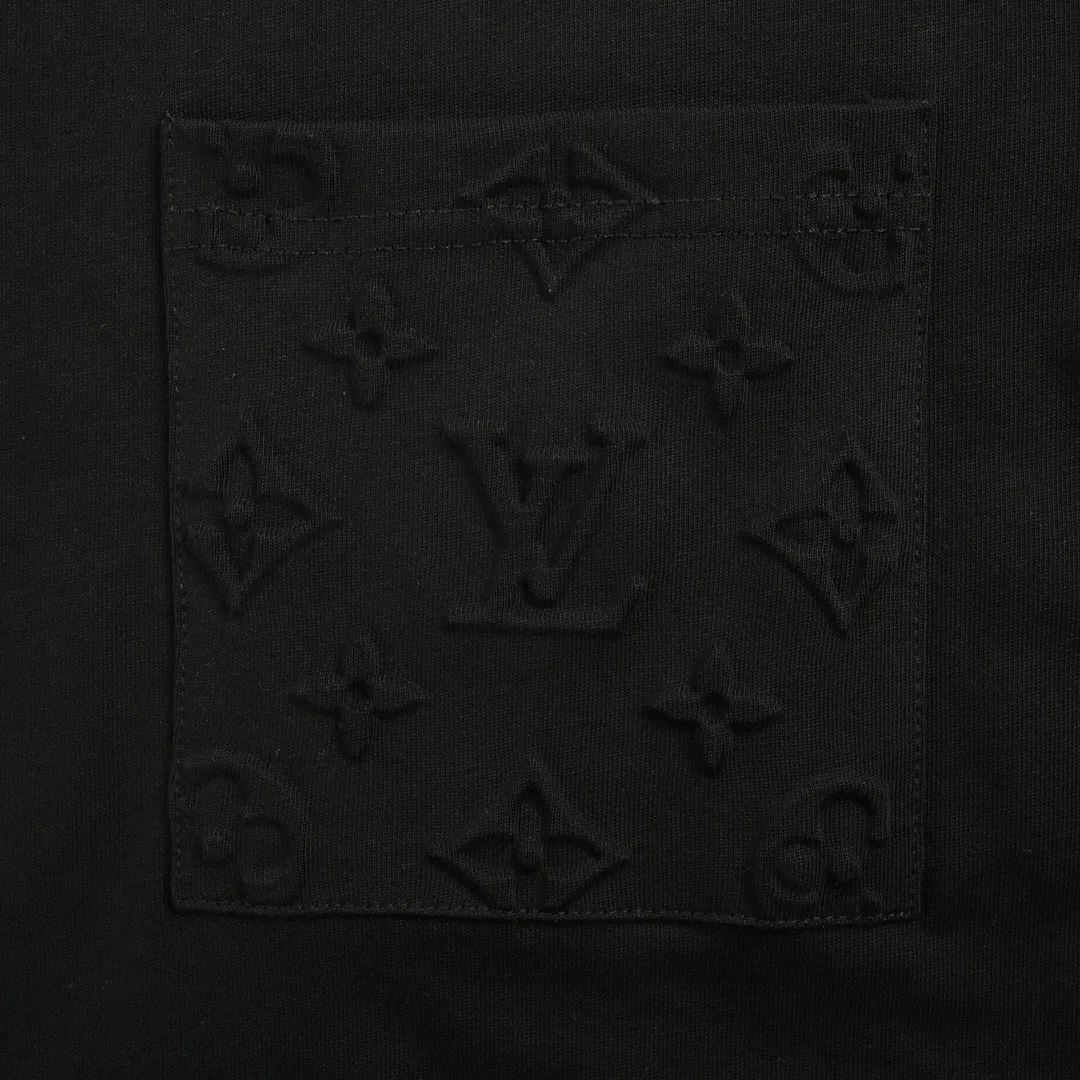 Louis Vuitton/Louis Vuitton 24ss pocket presbyopic embossed short sleeves